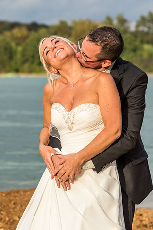 romantisches Hochzeitsfoto